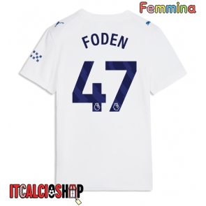 Manchester City Phil Foden #47 Terza Maglia Femmina 2026-27 Manica Corta